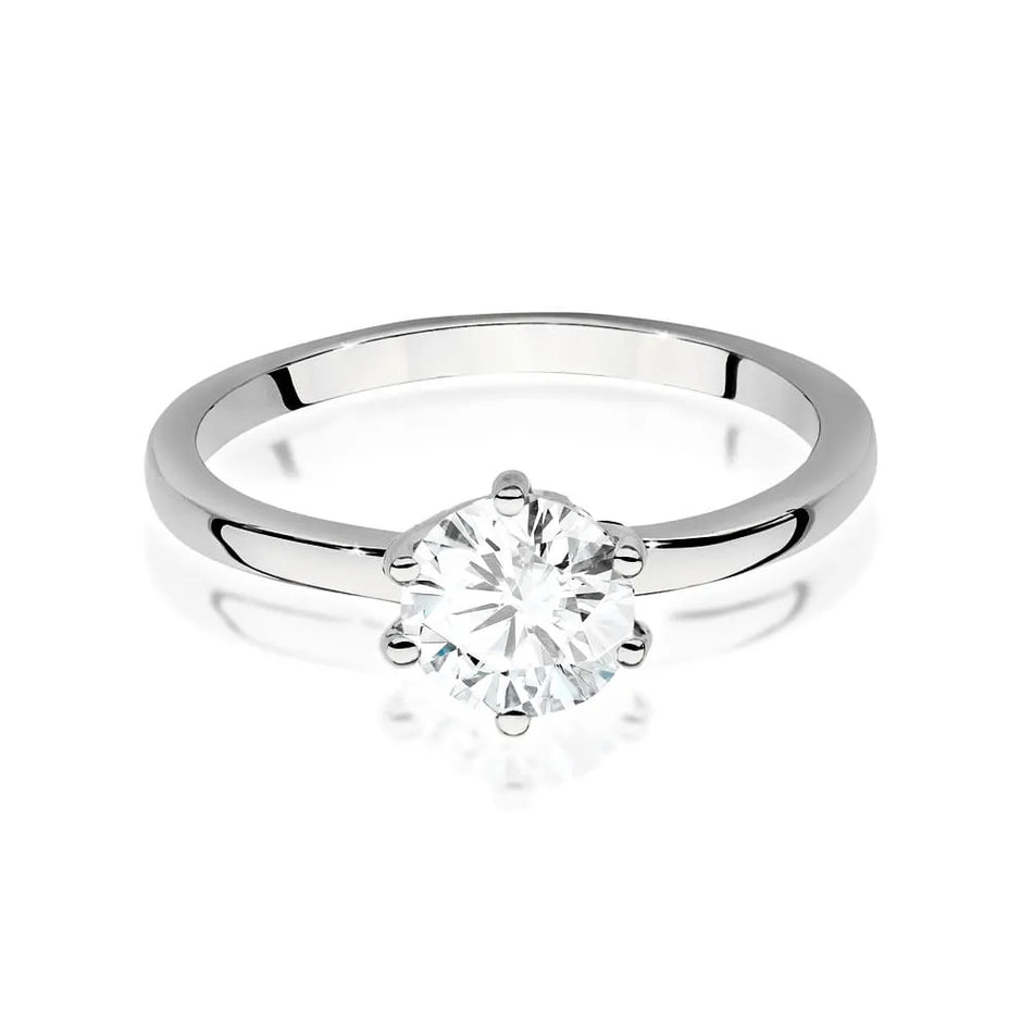 Goldring mit 1,00 ct Diamant