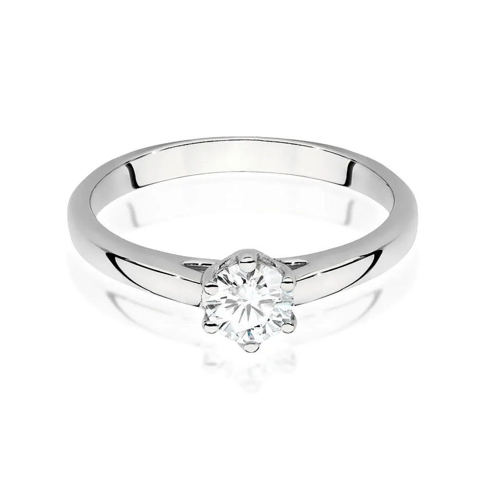 Goldring mit 0,40 ct Diamant