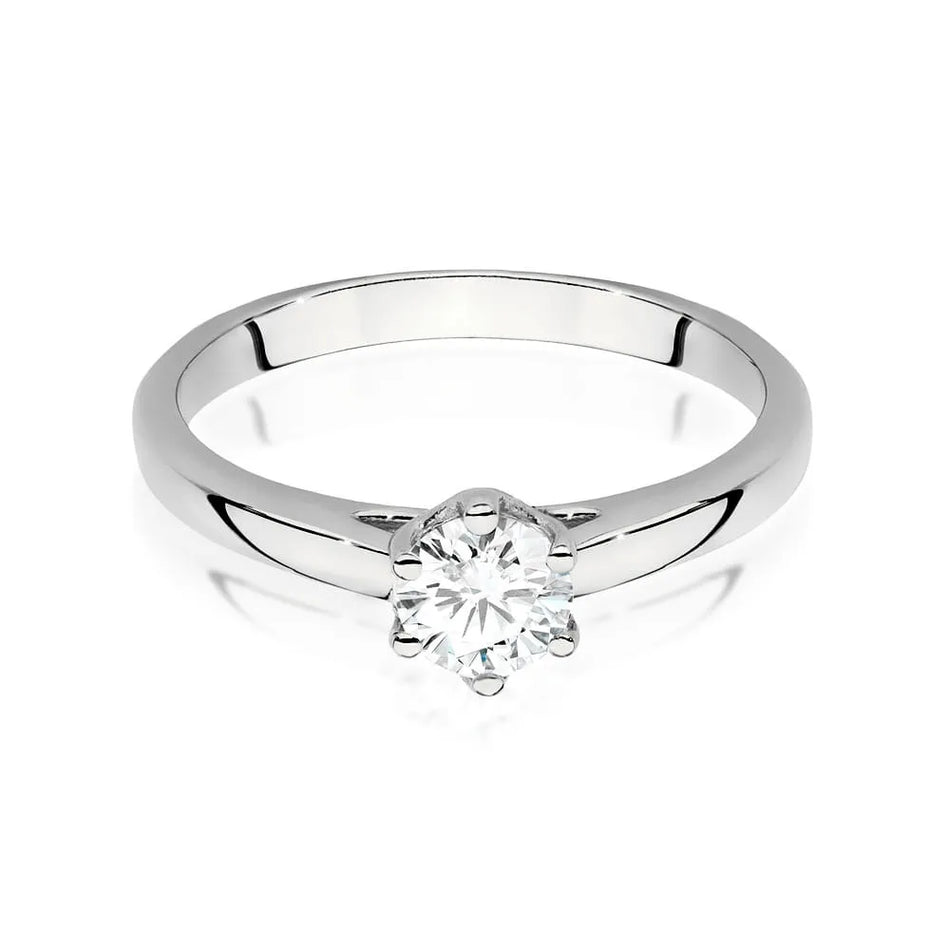 Goldring mit 0,50 ct Diamant