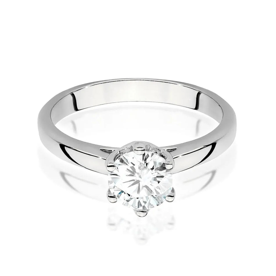 Goldring mit 1,00 ct Diamant