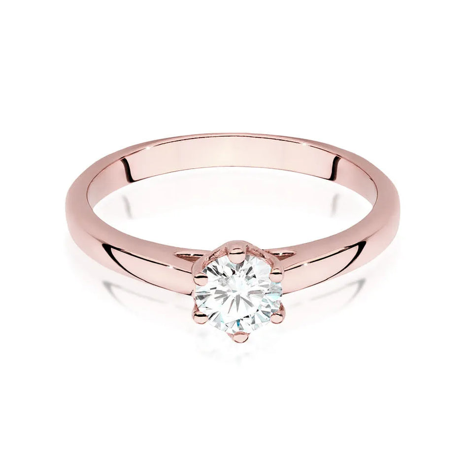 Goldring mit 0,50 ct Diamant