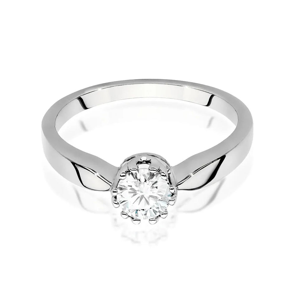 Goldring mit 0,40 ct Diamant