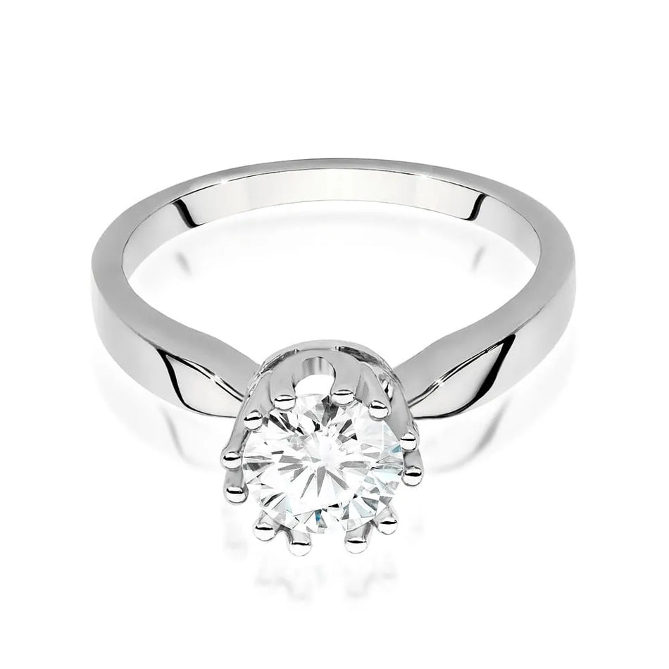 Goldring mit 0,70 ct Diamant
