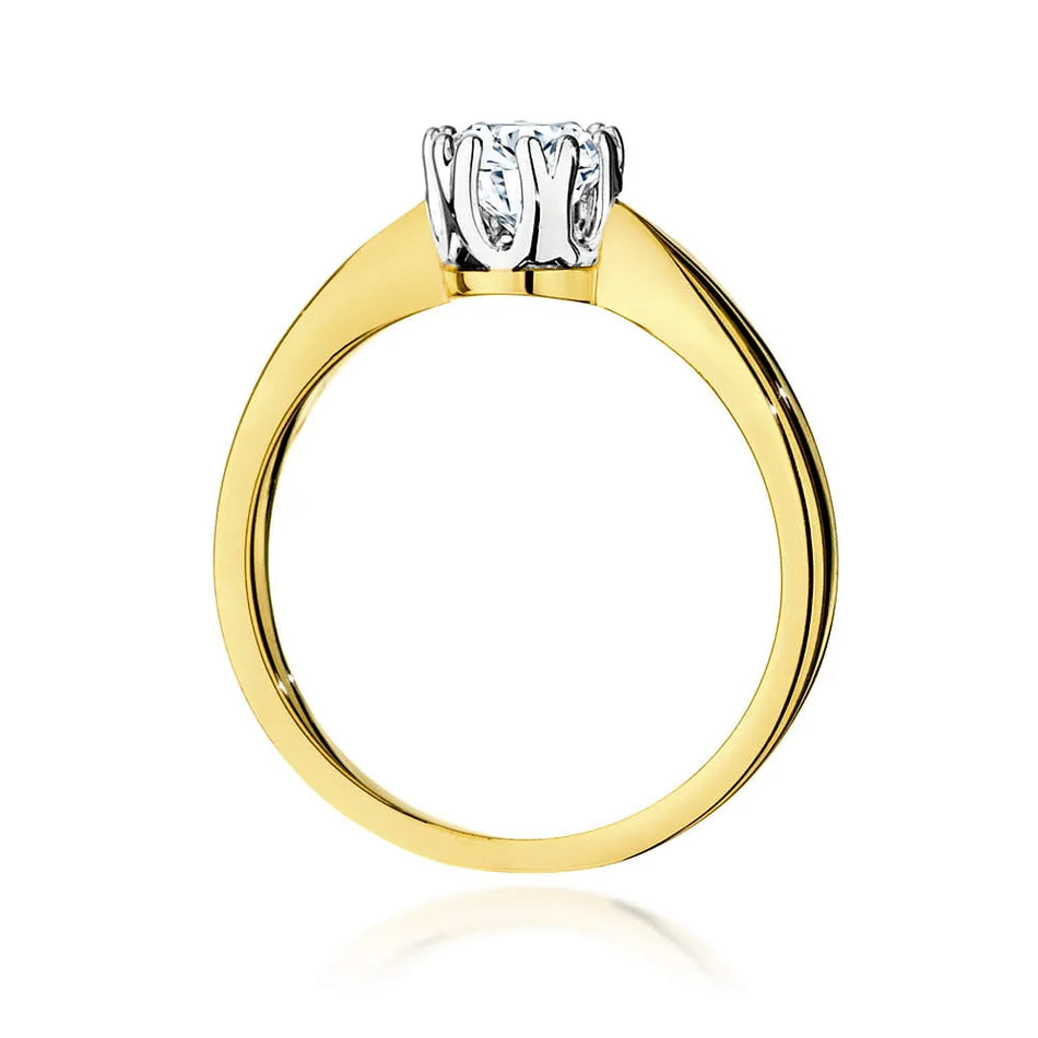 Goldring mit 0,50 ct Diamant