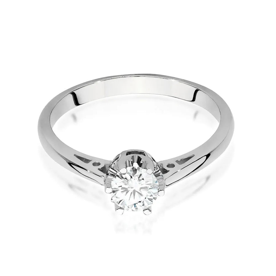 Goldring mit 0,40 ct Diamant