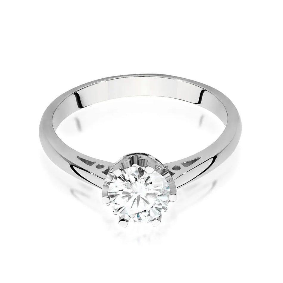 Goldring mit 0,70 ct Diamant