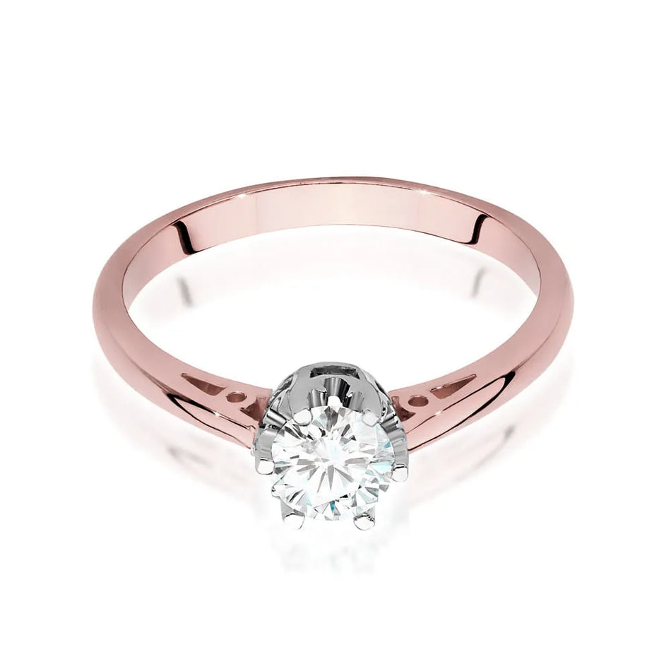 Goldring mit 0,50 ct Diamant