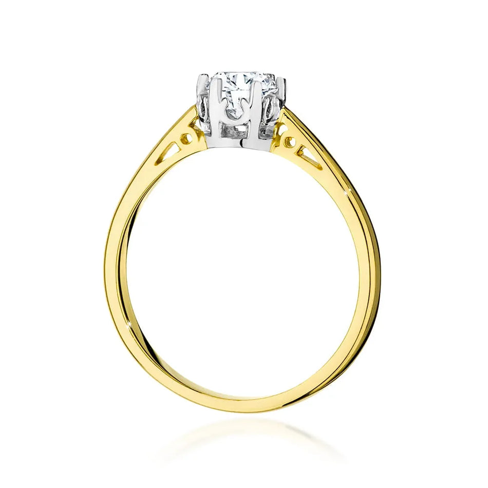 Goldring mit 0,50 ct Diamant