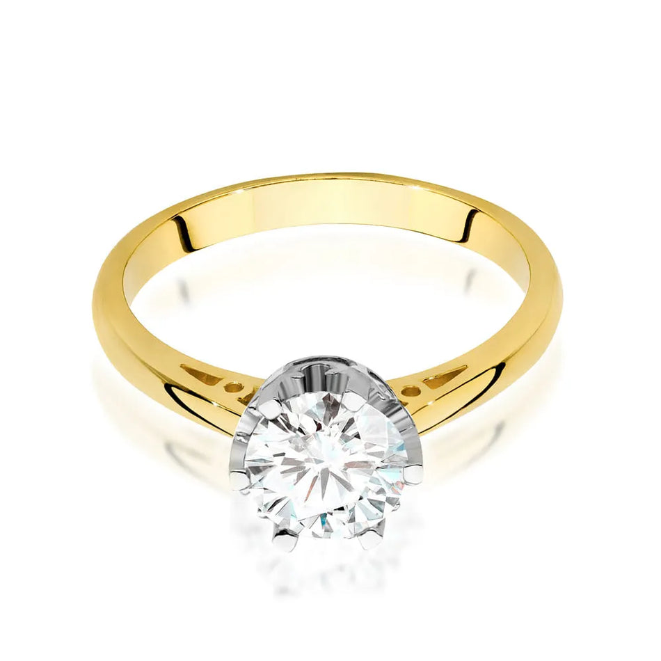 Goldring mit 1,00 ct Diamant
