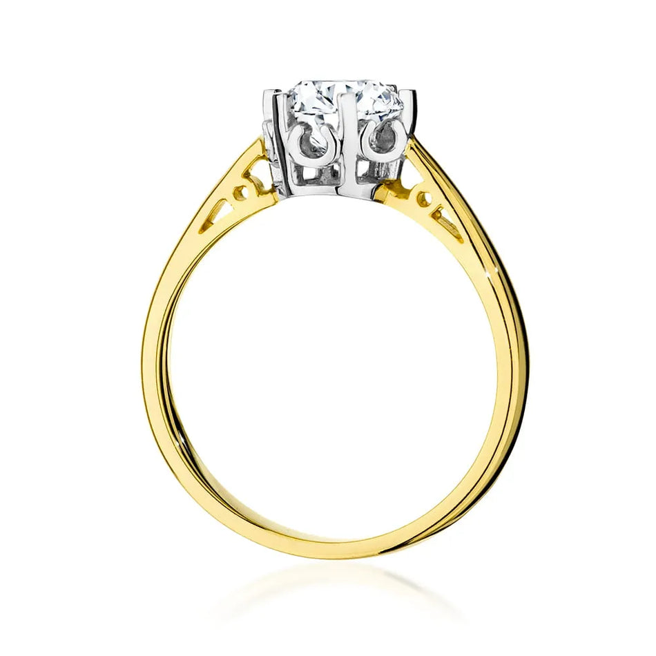 Goldring mit 1,00 ct Diamant