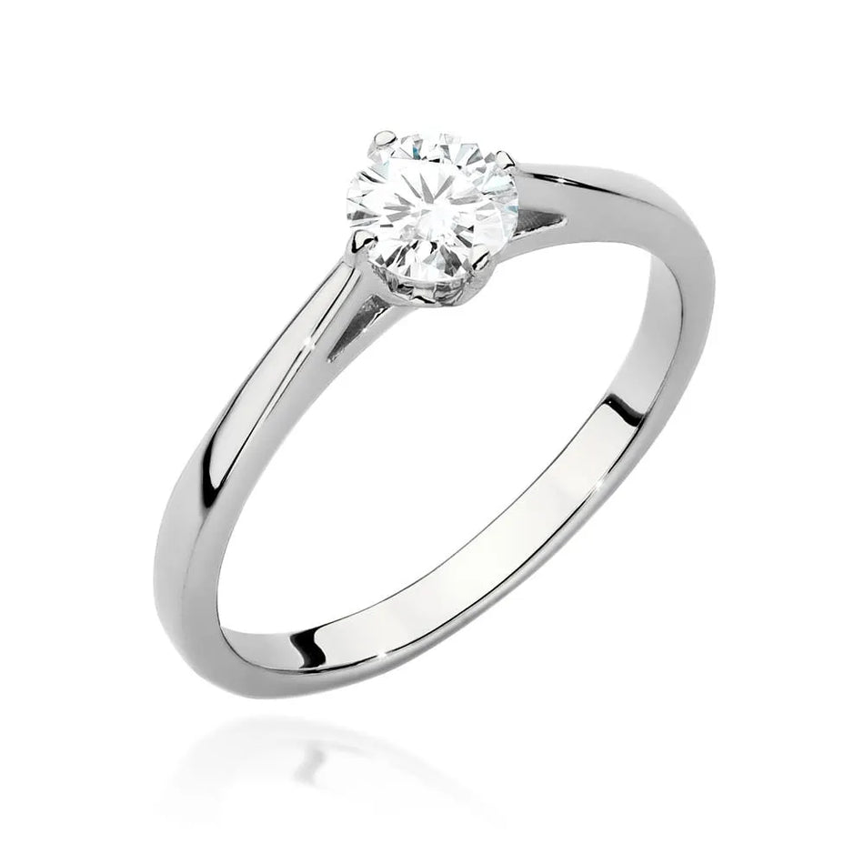 Goldring mit 0,40 ct Diamant