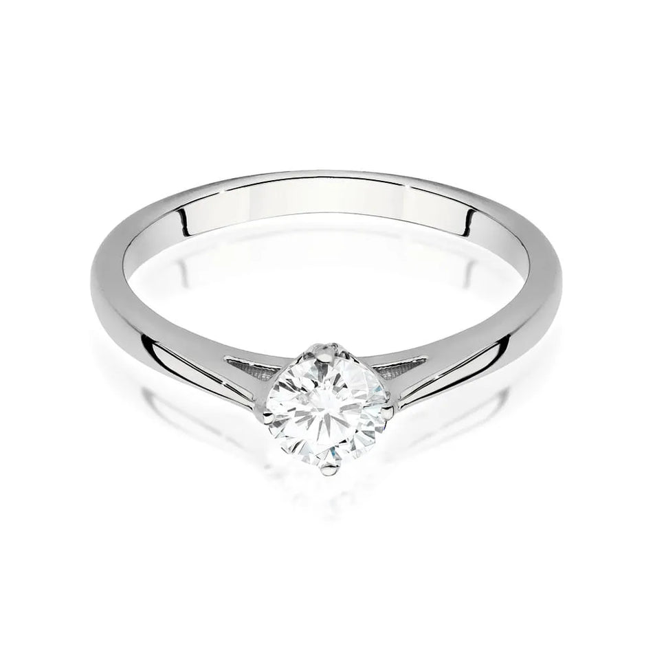 Goldring mit 0,40 ct Diamant