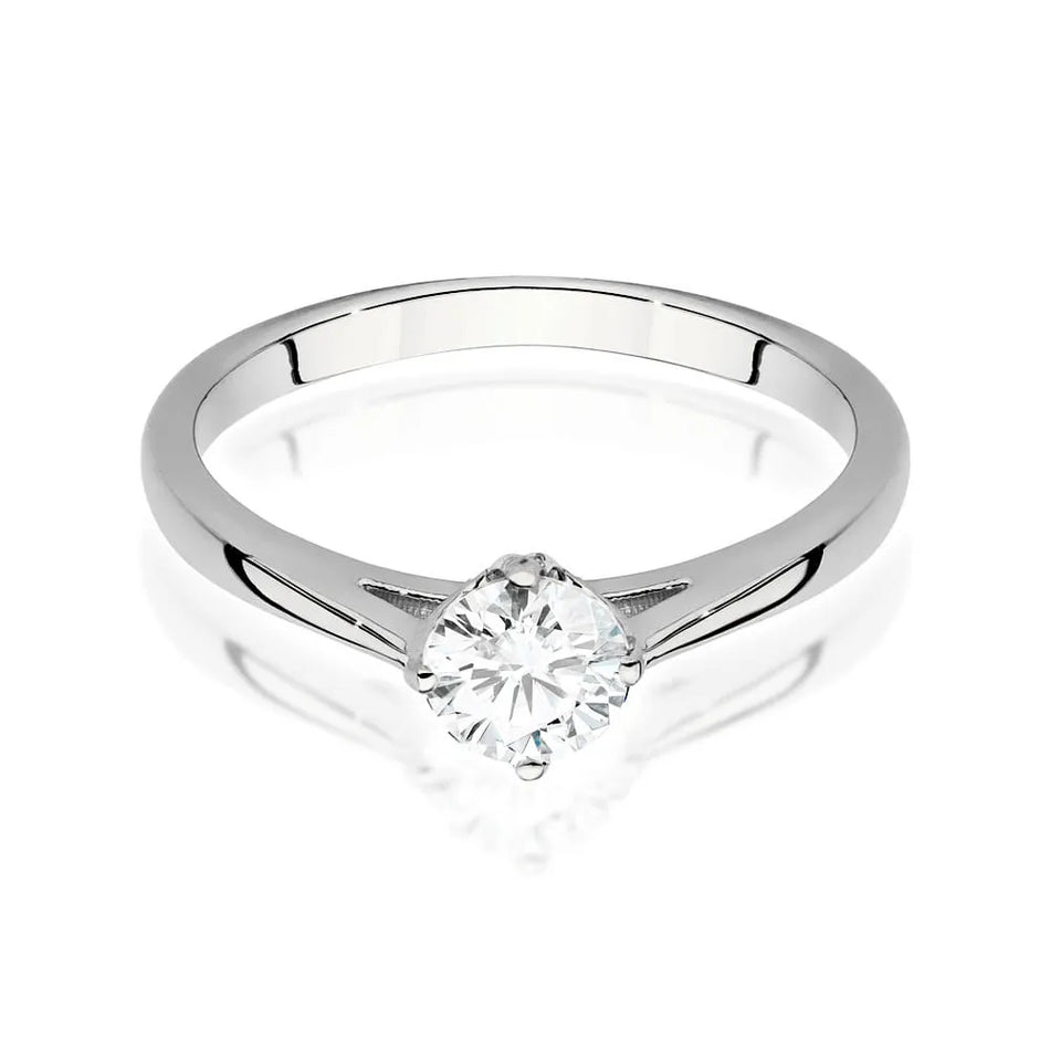 Goldring mit 0,50 ct Diamant