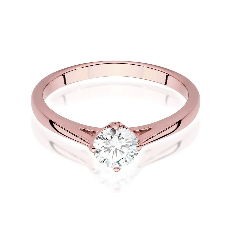 Goldring mit 0,50 ct Diamant