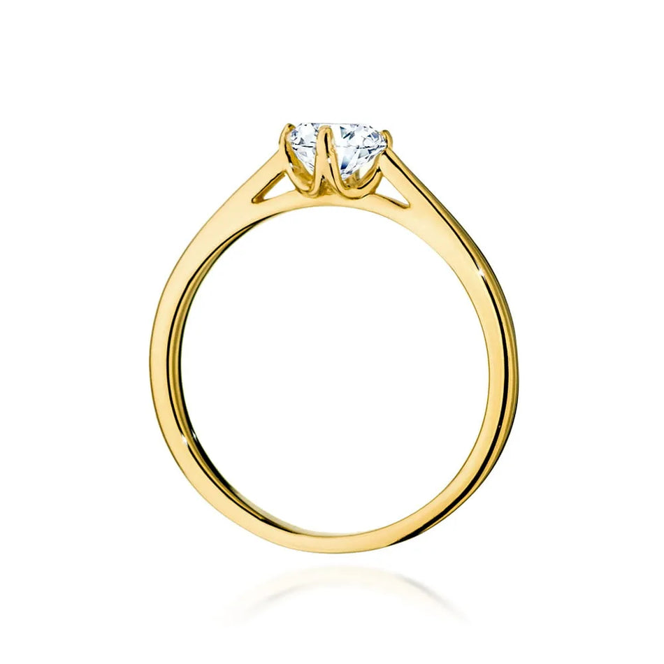 Goldring mit 0,50 ct Diamant