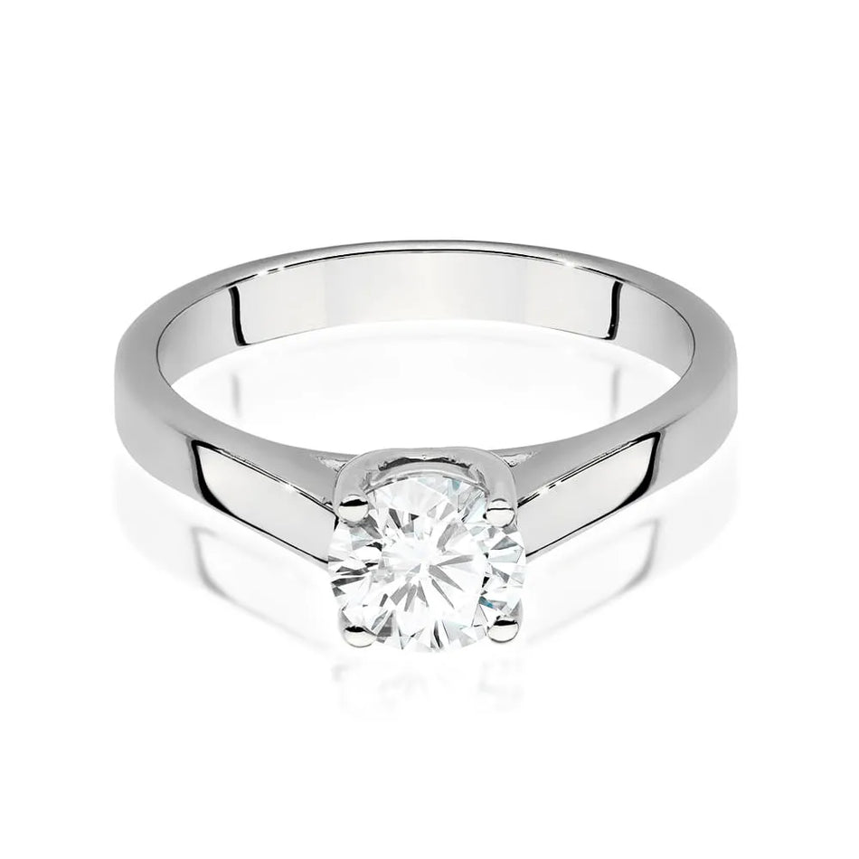Goldring mit 0,70 ct Diamant