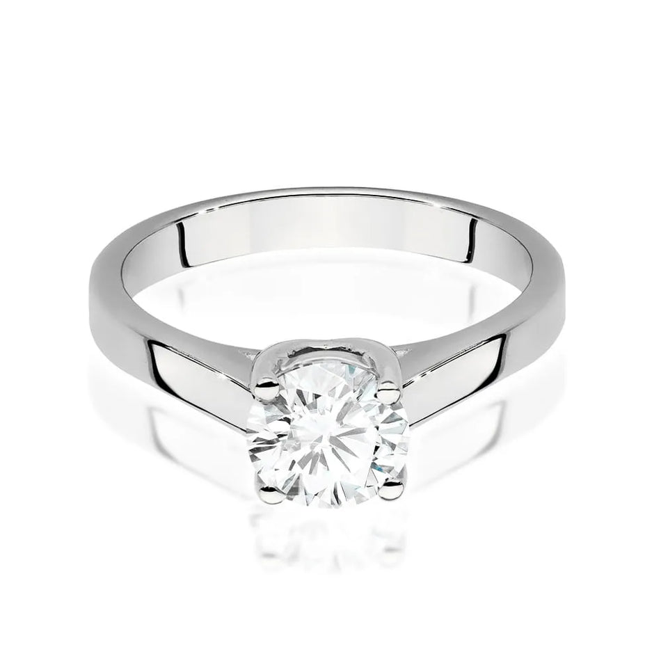 Goldring mit 1,00 ct Diamant