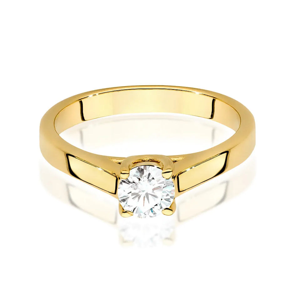 Goldring mit 0,50 ct Diamant
