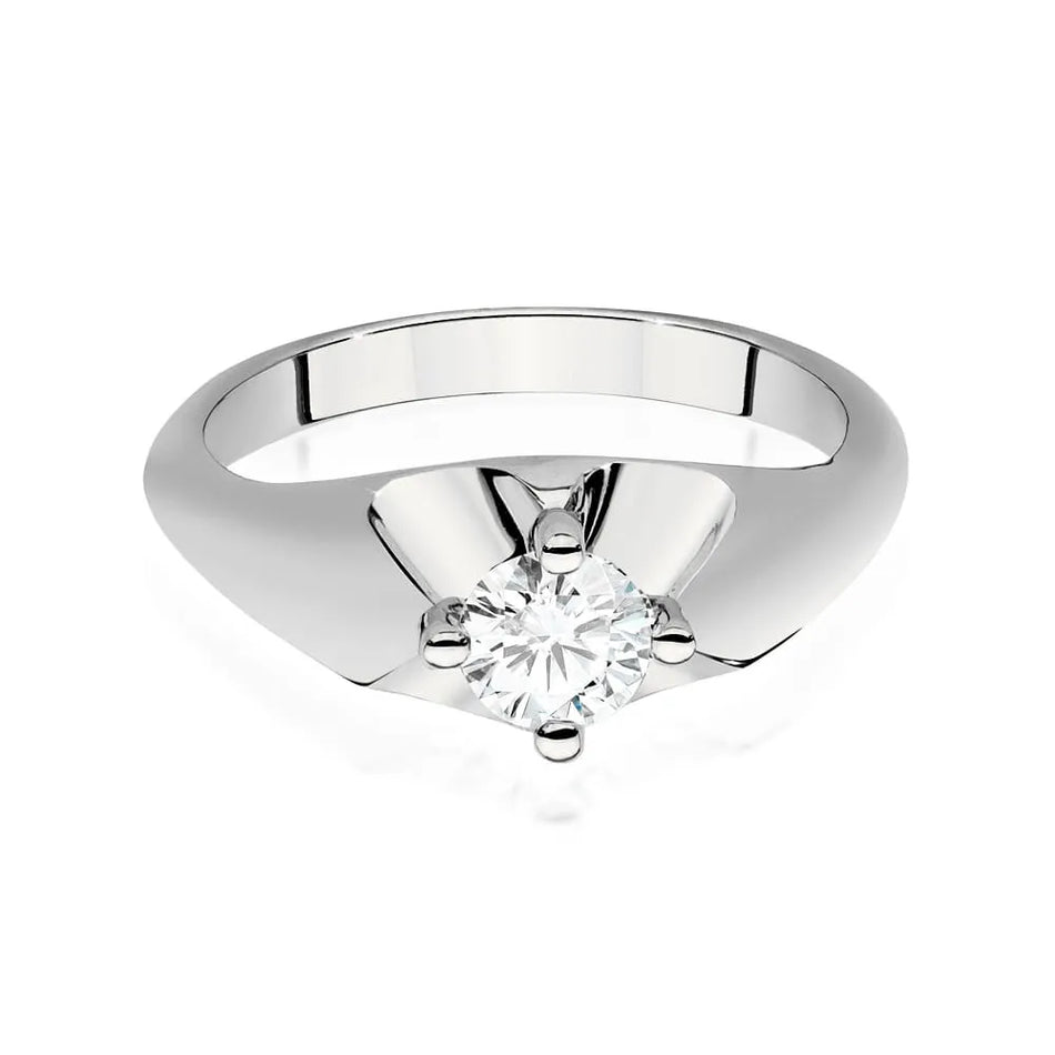 Goldring mit 0,50 ct Diamant