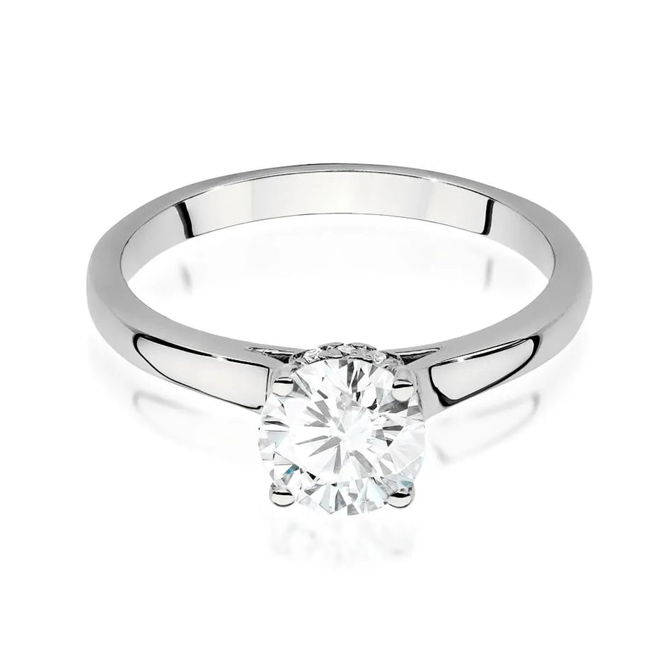 Ring mit Diamanten 1ct und 0.07ct | 14K (585) Gold