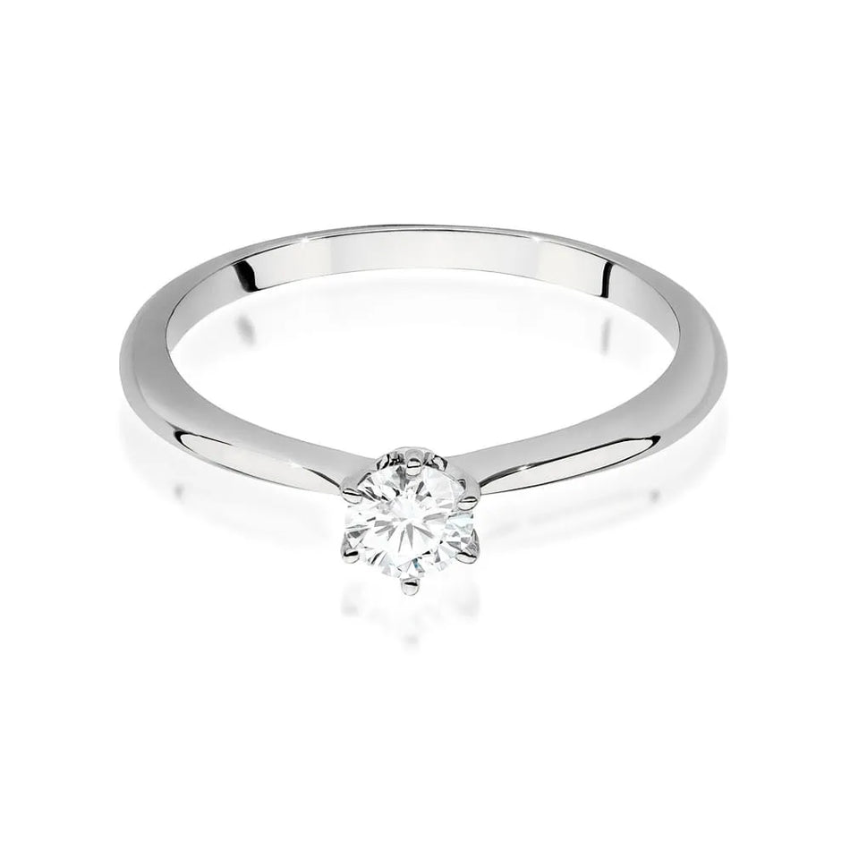 Goldring mit 0,40 ct Diamant