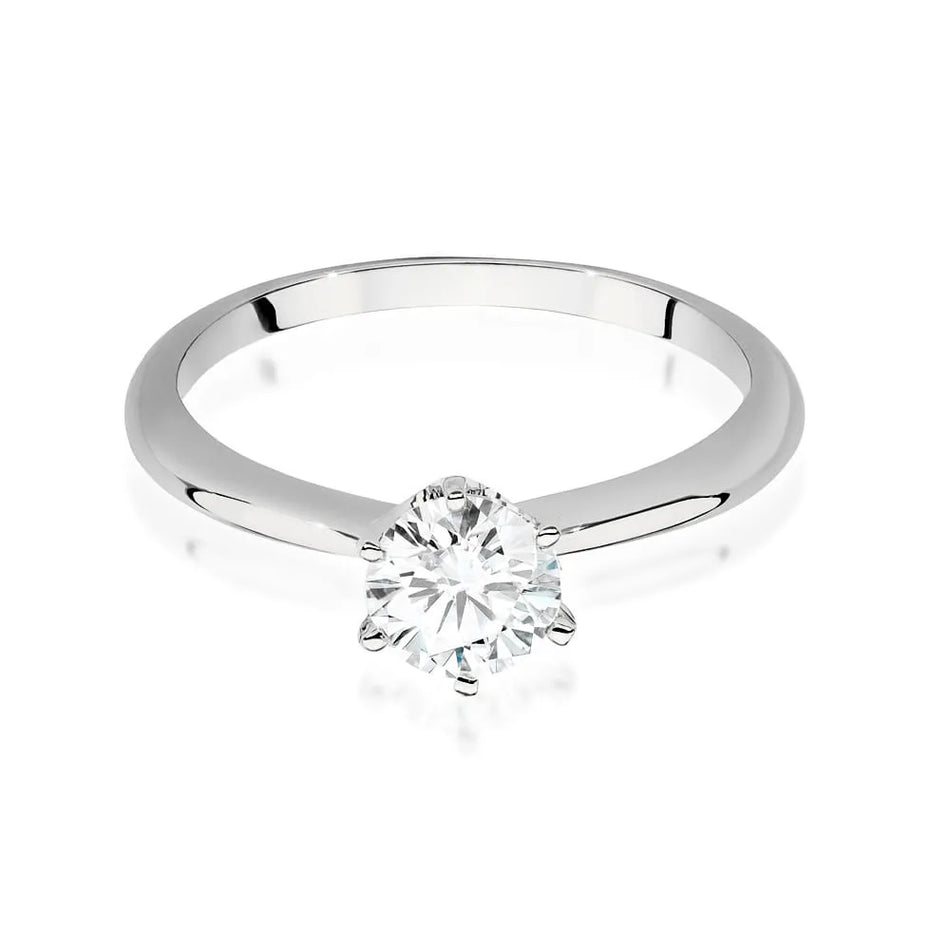 Goldring mit 0,70 ct Diamant