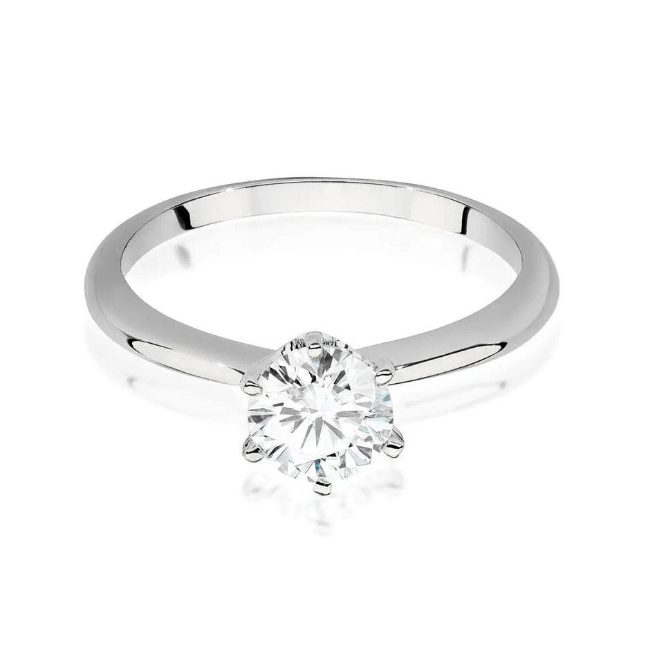 Goldring mit 1,00 ct Diamant