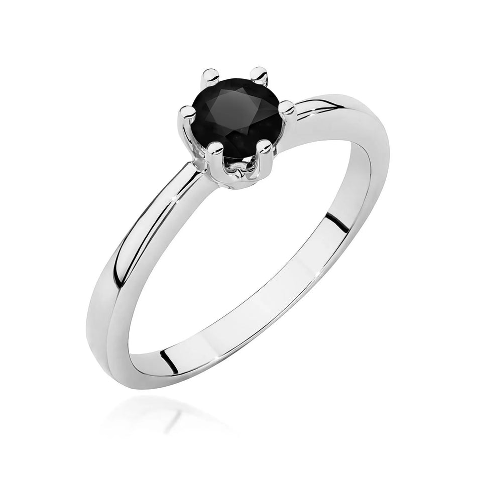 Ring mit Schwarz Diamant 0.5ct | 14K (585) Gold
