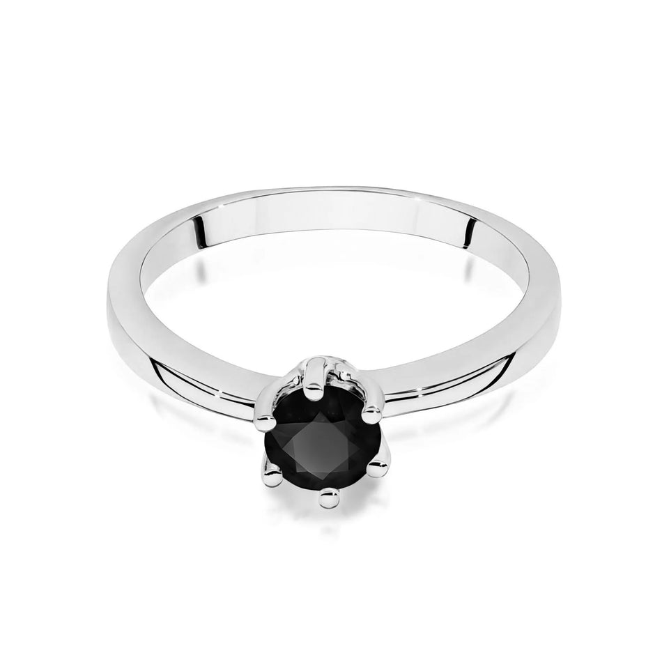 Ring mit Schwarz Diamant 0.5ct | 14K (585) Gold