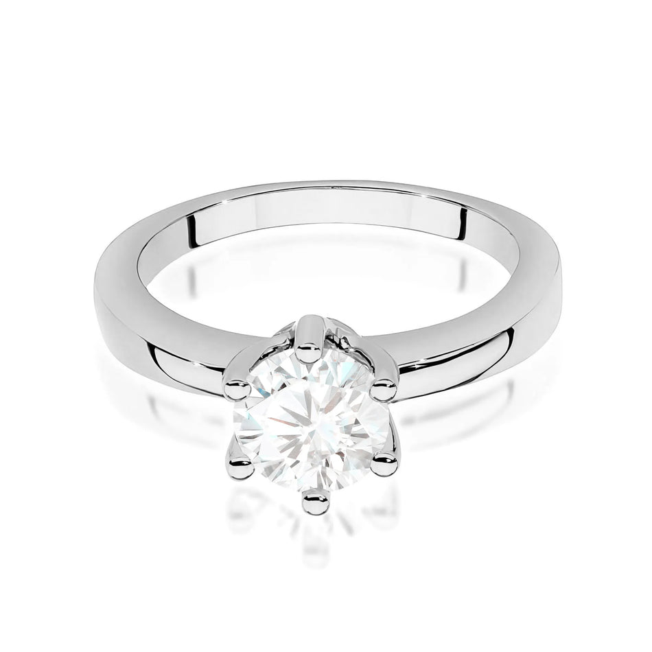 Goldring mit 1,00 ct Diamant
