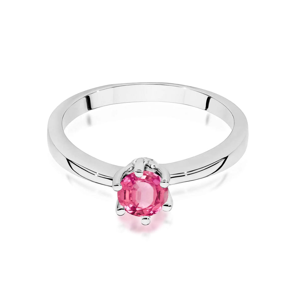 Ring mit Rose Topas 0.6ct | 14K (585) Gelbgold