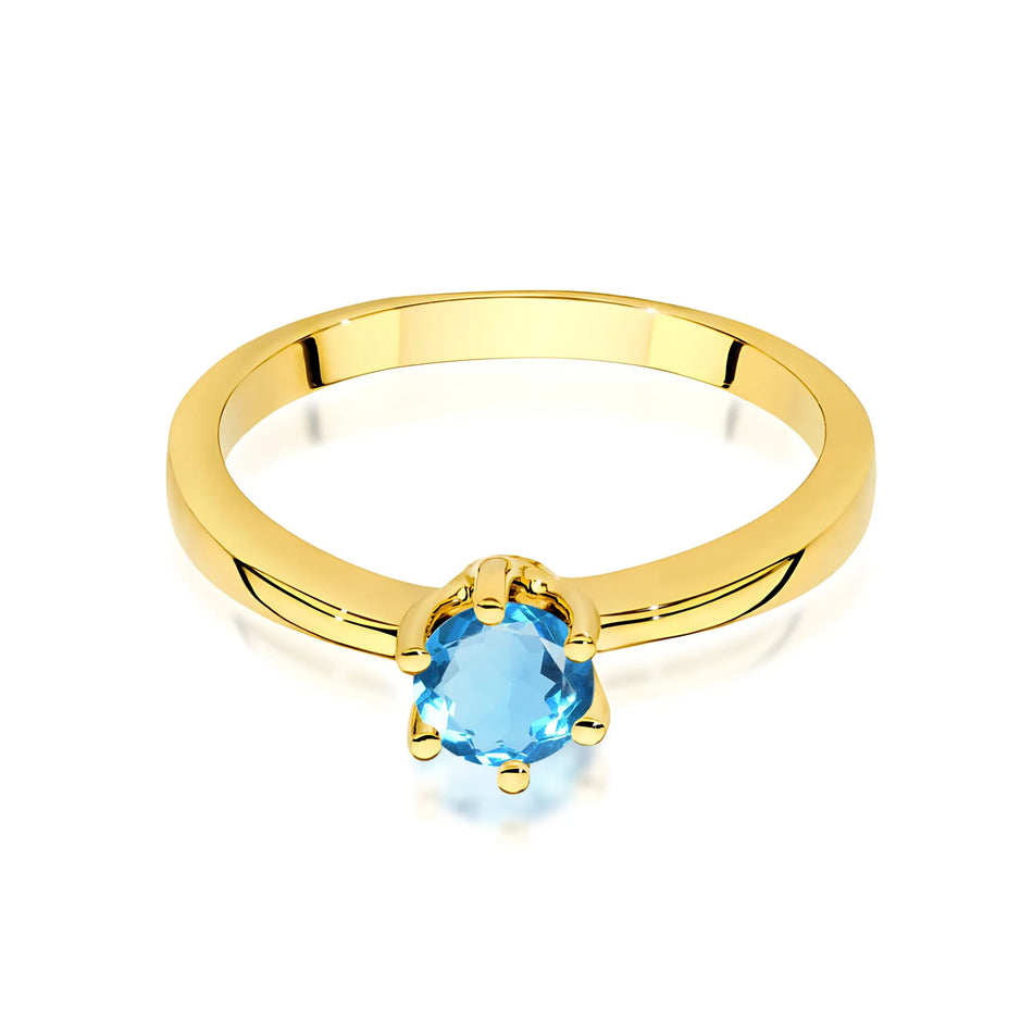 Ring mit Topas 0.5ct | 14K (585) Gold