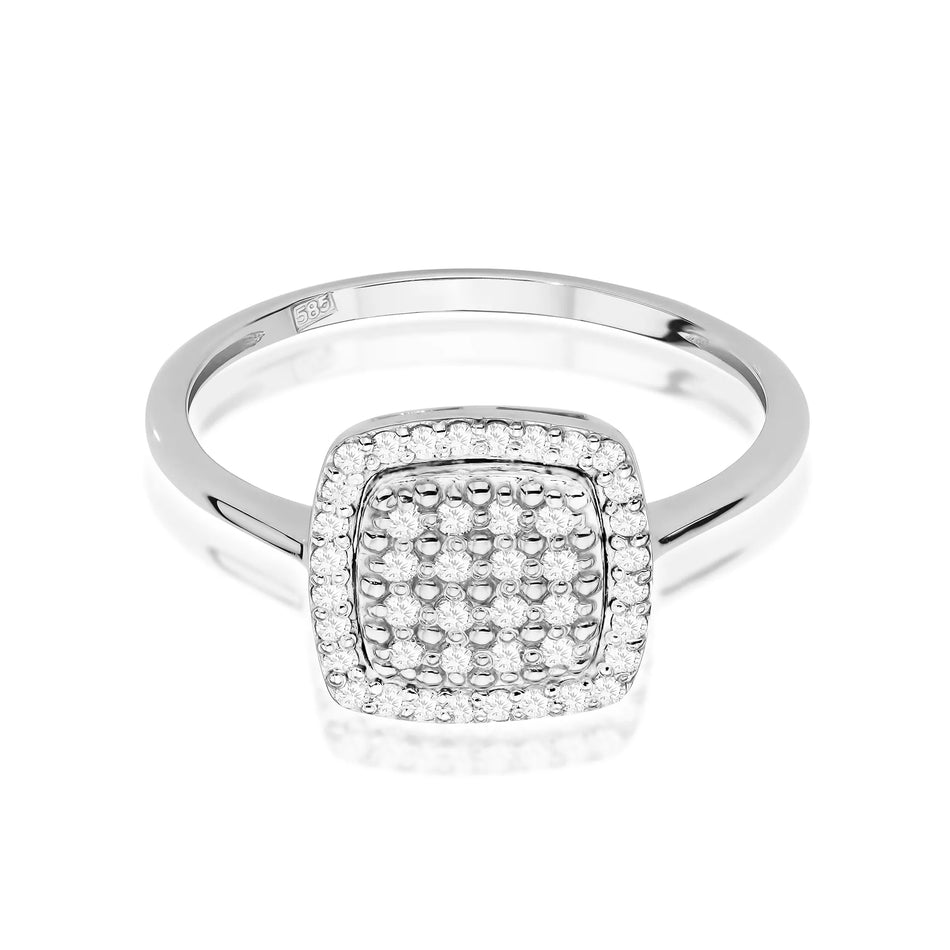 Goldring mit 0,278 ct Diamanten