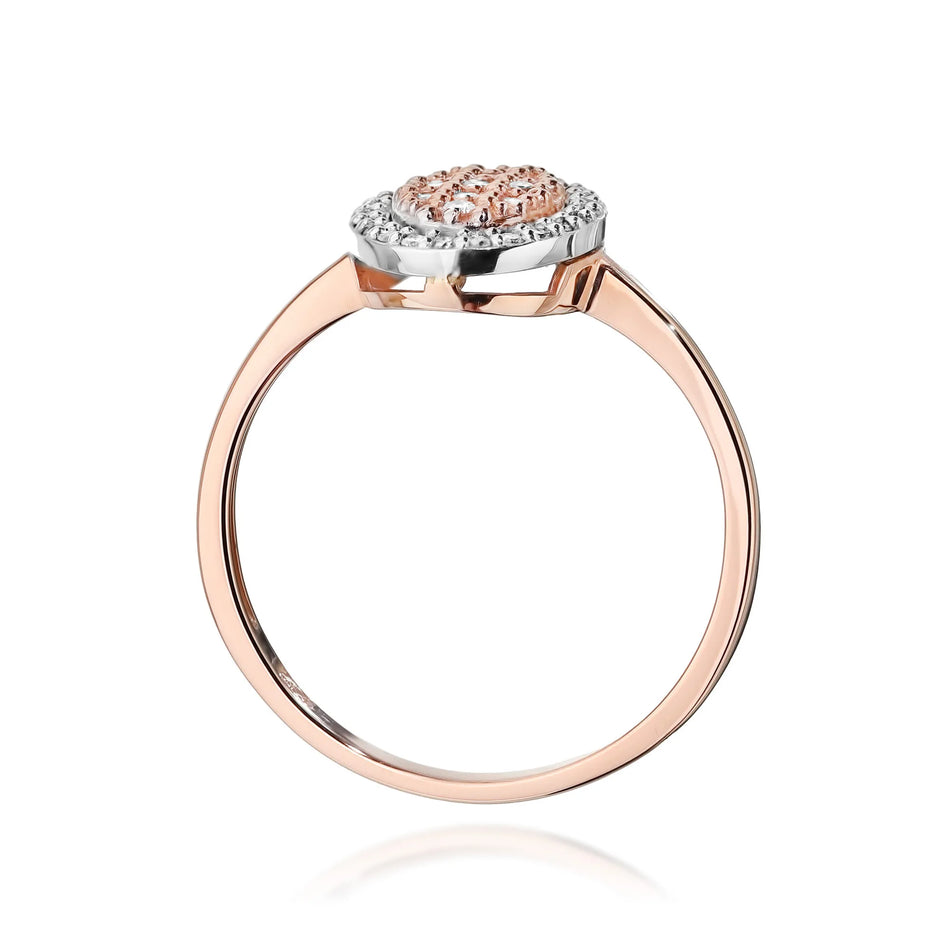 Goldring mit 0,20 ct Diamanten