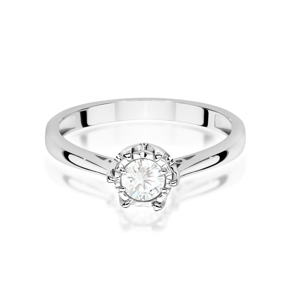 Goldring mit 0,30 ct Diamant
