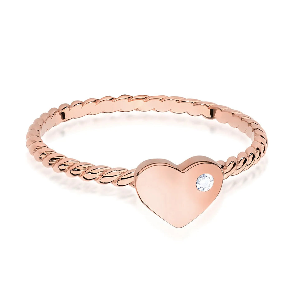 Gold Ring with 0.03ct Diamond