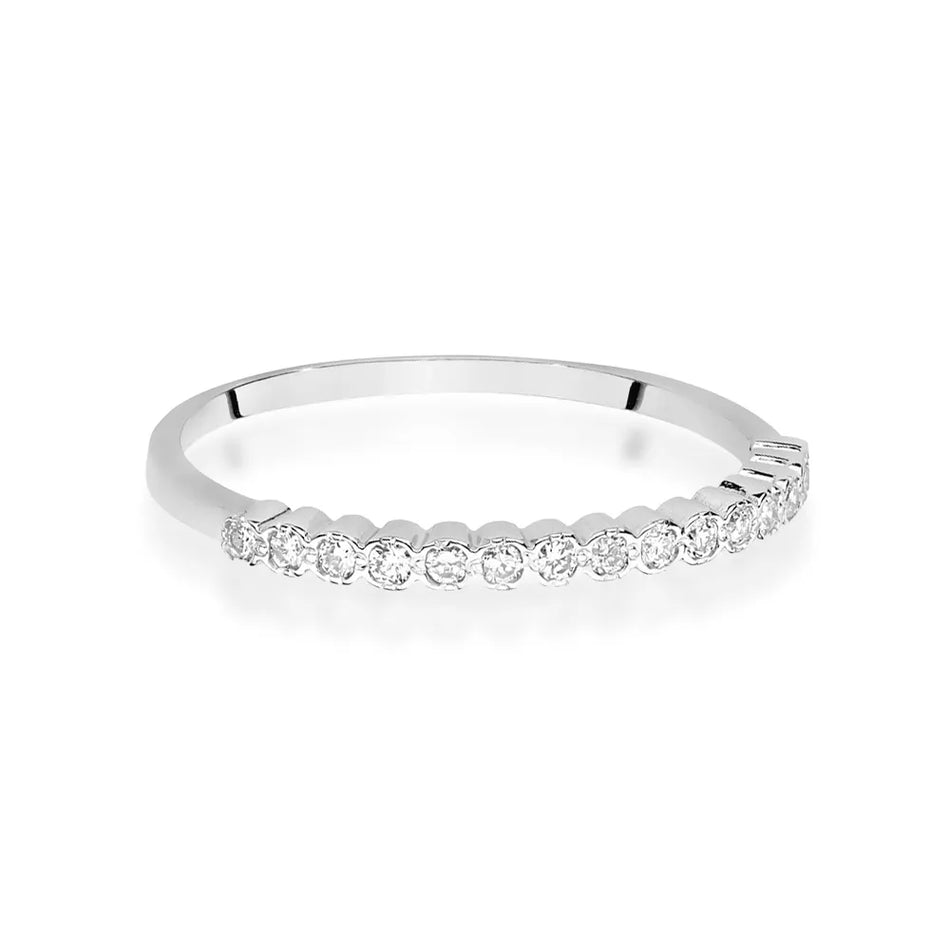 Goldring mit 0,075 ct Diamanten