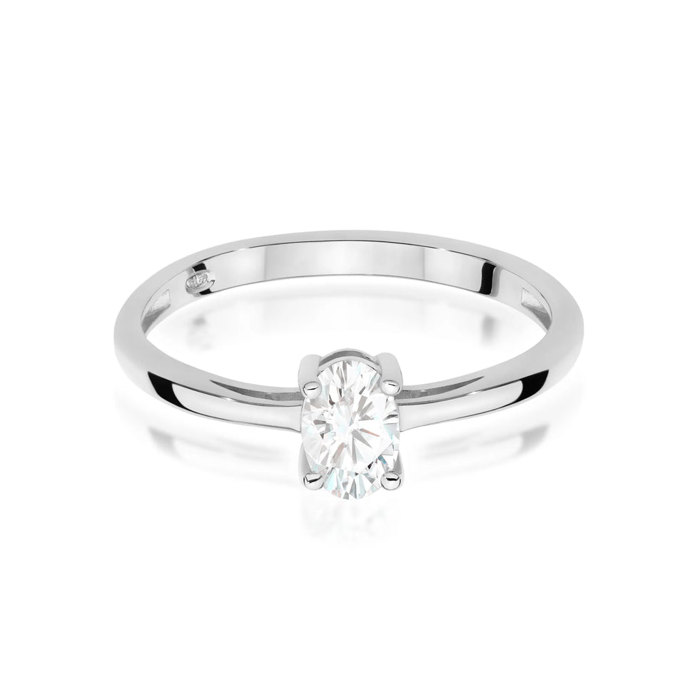 Goldring mit 0,30 ct Diamant