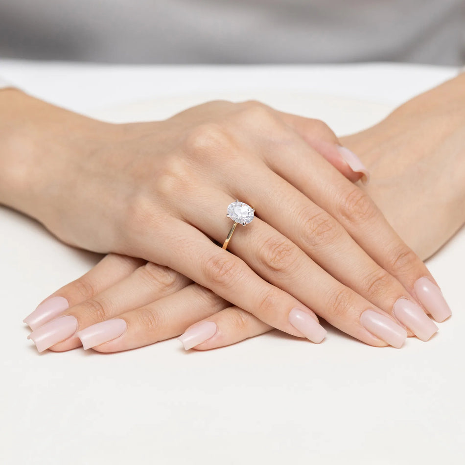 Ring mit Labordiamant 2ct | 14K (585) Gold