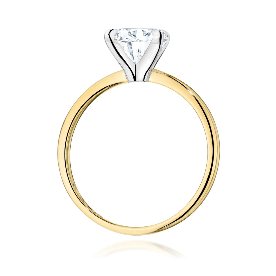 Ring mit Labordiamant 2ct | 14K (585) Gold