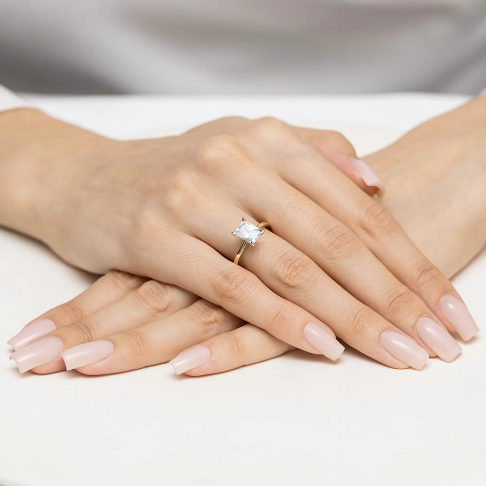 Ring mit Labordiamant 2ct | 14K (585) Gold