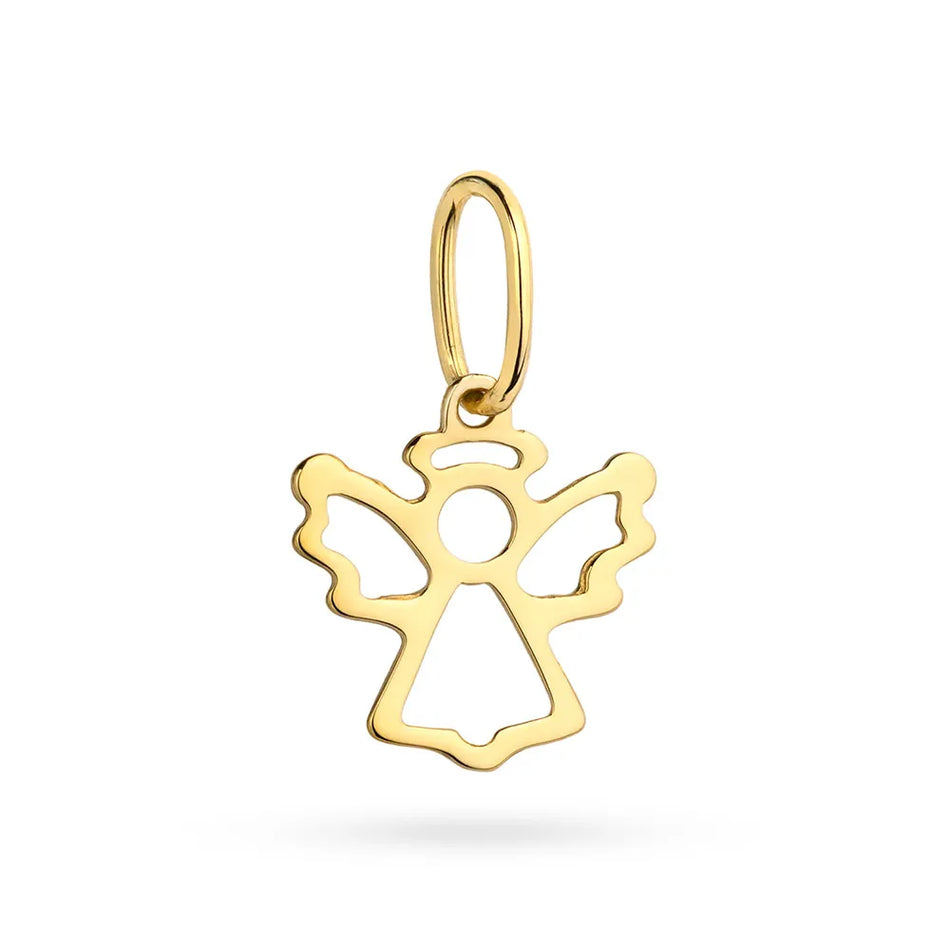 Gold Anhänger Engel