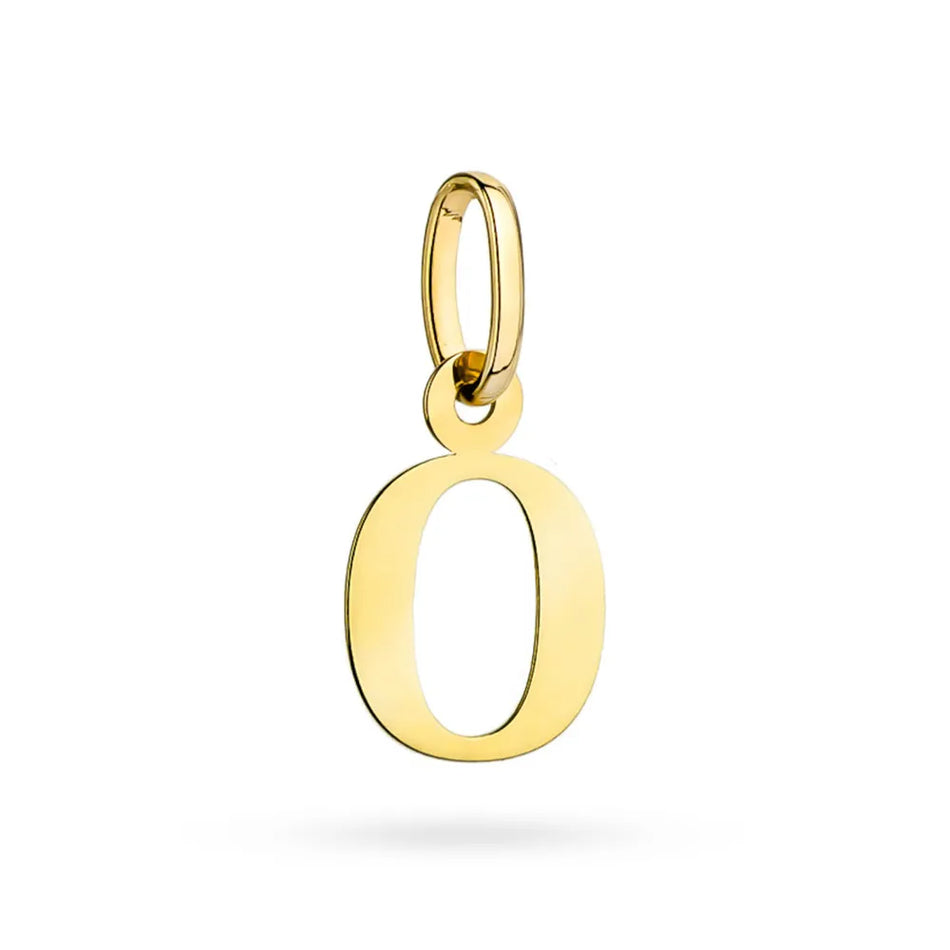 Gold Pendant Letter O