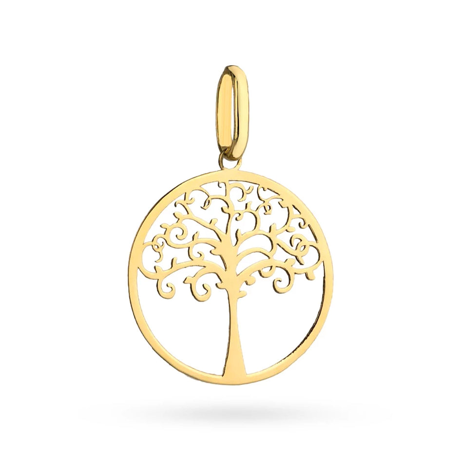 Gold Pendant Tree of Happiness