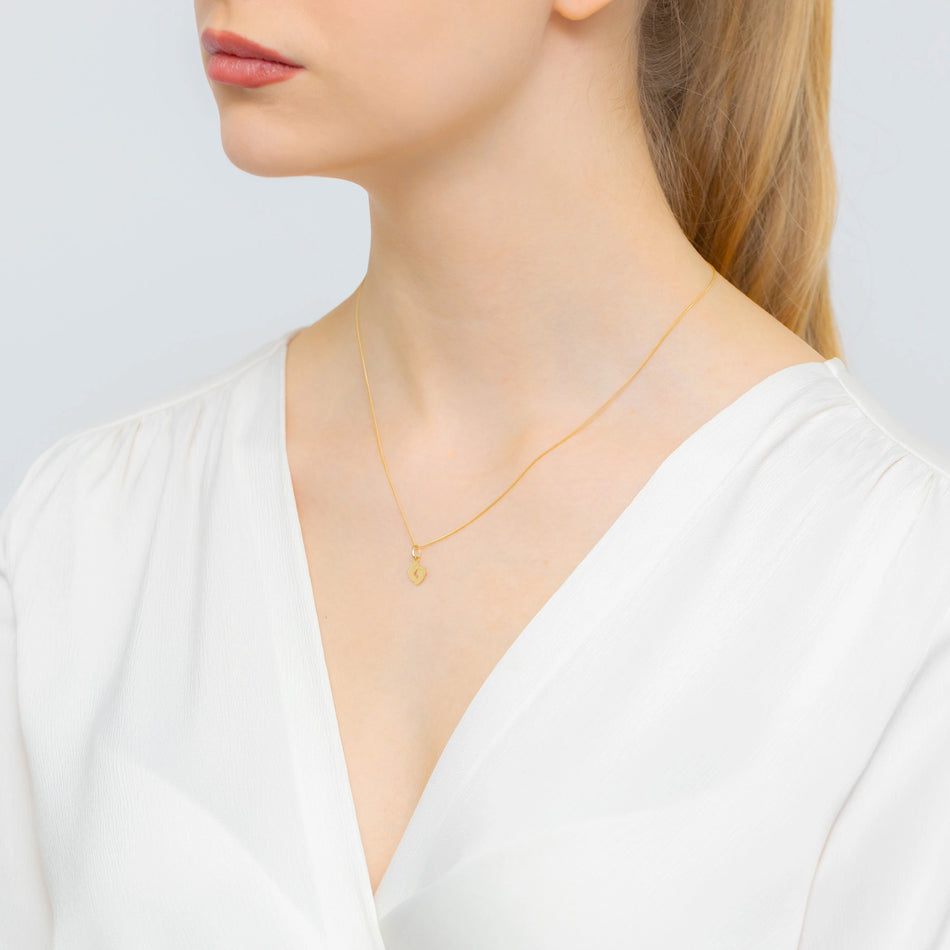 Gold Anhänger Babyfüße