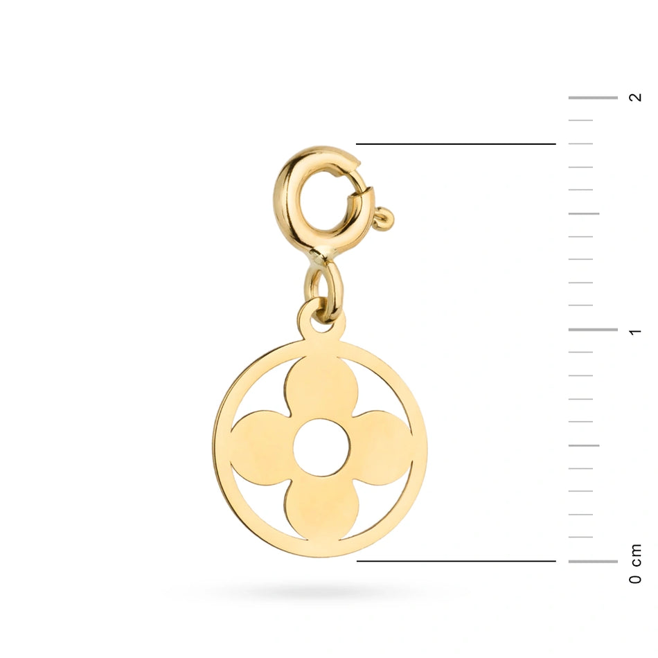 Gold Anhänger Blume