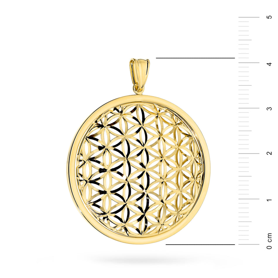 Gold Openwork Pendant