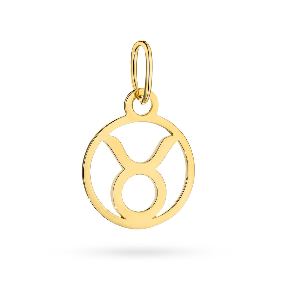 Gold Pendant Zodiac Sign Taurus