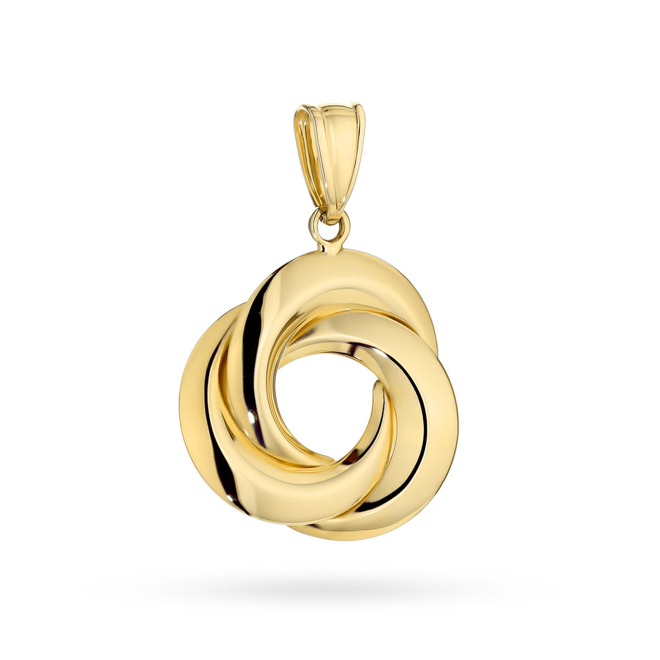 Gold Pendant with Three Rings