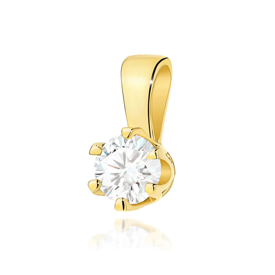 Gold Pendant with 0.30ct Diamond